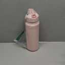 POWCAN 32 oz Insulated Water Bottle with 2-in-1 Straw and Spout Lid, Keep Cold 24H, Leak-Proof, BPA-Free, Double Wall Stainless Steel Water Bottle for Sports, Gym, Travel, and School (Cotton Candy)