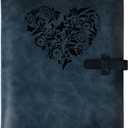 Photo Album 4x6 200 Photos, Genuine Leather Photo Albums with Writing Space with 30 Writing Paper, Travel Family Wedding Kids Graduation Ultrasound Baby Picture Album Scrapbook Photo Album LOVE