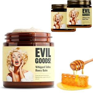 Whipped Beef Tallow and Honey Balm,Tallow Honey Balm,Tallow Face Moisturizer,Grass Fed Grass Finished Face Cream,Hydrates and Nourishes the Skin (2)