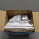 FEITON Square Bathroom Exhaust Fan with LED Light, 110 CFM 30W 4 Inch Duct, 110-220V 1.0 Sones Quiet Bathroom Ventilation Fan Light Combo Ceiling Mount