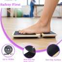 Ankle & Foot Strengthener with Ankle Braces & Massager Ball Balance Board for Rehab & Stability Training, Recovery from Sprain, Lymphatic Drainage, Physical Therapy, Plantar Relief, Posture Correction