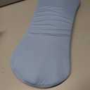 Lumbar Support Pillow for Sleeping  Memory Foam Lower Back Pillow for Bed for Back Pain Relief - Ergonomic Support for Side&Back Sleepers-Rest Pillow for Car, Futon Sofa Bed with Washable Cover (01-blue)