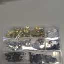 Tanstic 60 Sets 18mm 4 Color Magnetic Button Clasps Snaps Fastener Clasps Button Knitting Buttons Sets for Sewing, Craft, Purses, Bags, Clothes, Leather