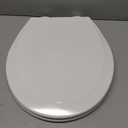 BEMIS 500EC 390 Toilet Seat with Easy Clean & Change Hinges, 1 Pack Round, Cotton White