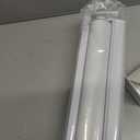Joydeco Cordless Zebra Blinds for Indoor Windows, White (No Drill)