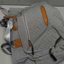 FHELAD Diaper Bag Tote, Large Tote Diaper Bag with 16" Laptop Compartment, Baby Bag with Insulated Pocket for Mam and Dad, Ideal for Travel, Work (Morandi Grey)