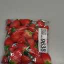 24pcs Realistic Artificial Strawberries Decorative Fruit Models Plastic for Home Store Event Education