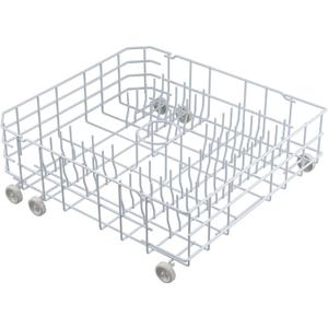 Allstare WD28X31819 WD28X10284 Dishwasher Lower Rack Replacement Parts for GE Dishwasher Parts Lower Dishrack Assembly with Wheels ADW1100N10WW GSD2100V55BB GE Dishwasher Bottom Rack (22.2" x 20.6" x 7.2)