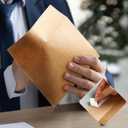 Fainne 800 Pack Brown Envelopes Bulk, Kraft Envelopes for Invitation, 120 GSM Gift Card for Office, Gift, Party, Baby Shower, Wedding (A2 5.75 x 4.375")