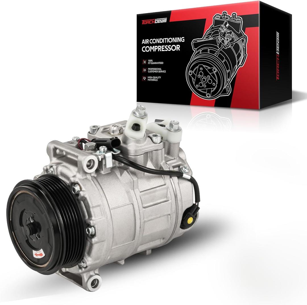 Torchbeam 98356 Air Conditioning Compressor, AC Compressor Fit for ML350 2006-2011, R350 2006-2011, S550 2007-2013, E320 2003-2006, GL450 2009-2012, CLK350 2007-2009, GL450 2007