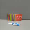 ABC Letter Flash Cards for Toddlers with 5 Dry Erase Pens, Preschool Learning Toys Alphabet Memory Game, 36PCS Double-side Flashcards,Letter Enlightenment, Early Education Flashcards for Kids Ages 1-5