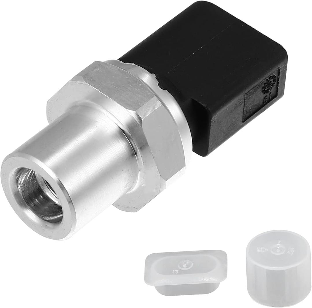 X AUTOHAUX A/C Pressure Sensor Switch 4H0959126 Air Conditioner Clutch Cycle Switch 4H0959126B for Audi A3 A4 A5 for Volkswagen