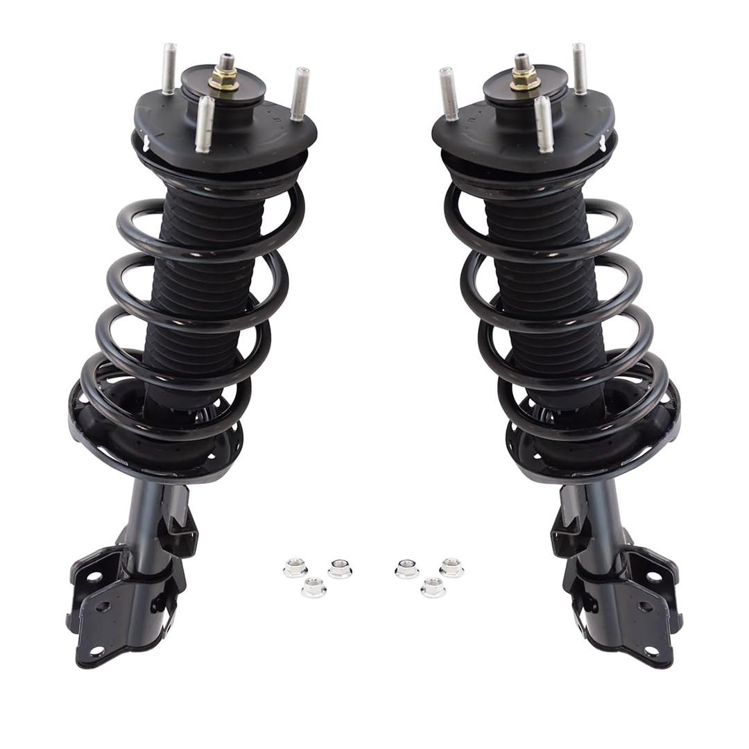 TRQ Front Strut & Coil Spring Assembly Set Driver & Passenger Sides Compatible with 11-17 Honda Odyssey