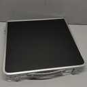 Camp Field Aluminum Folding Small Table, Adjustable Height Lightweight Portable Camping Table for Picnic Beach Outdoor Indoor (Small) (BlackB)