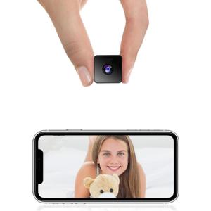 Camera Hidden Home Mini Spy Camera WiFi Room Video Camera Hidden Small Nanny Cam with App Motion Detection Night Vision Indoor Security for Kids, Pet, Elders