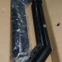 Chrome Angled Spring Loaded Mud Flap Hanger Bracket Mudflap Holder Set 1-1/8" Bolt Spacing 30" Length with Reflective Tapes fit for Semi Trucks, 2 Pack