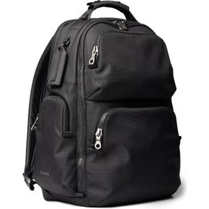 Pioneer Panda Pack (Carry-on Travel Backpack, 25 Liter Capacity, Water-Resistant, Separate 17inch Laptop Compartment) (Black)