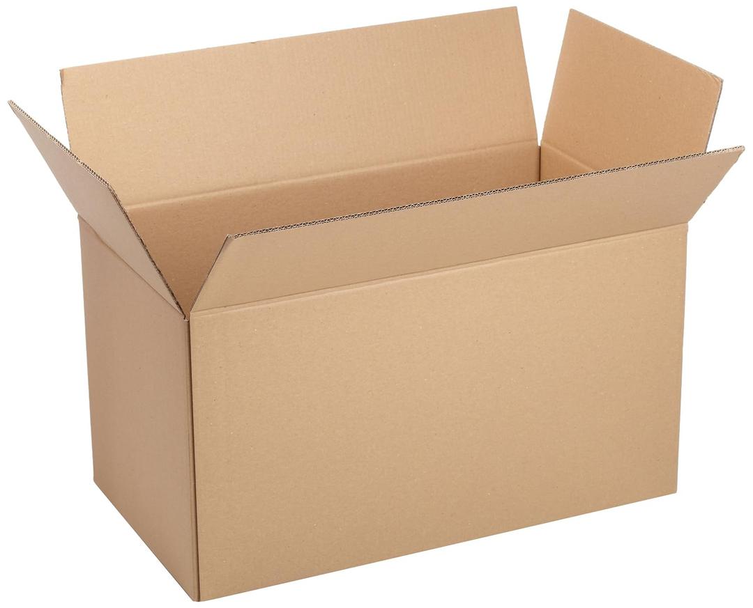 Box USA AF301717 Corrugated Cardboard Box 30" L x 17" W x 17" H, Kraft, for Shipping, Packing and Moving (Pack of 5)