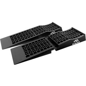 ROBLOCK Removable Low Profile Car Ramps for Jack Support and High Lift, Heavy Duty Car Ramps for Low Cars, Detachable Vehicle Ramps for Garage,15.35''-27.83'' L, 2Packs