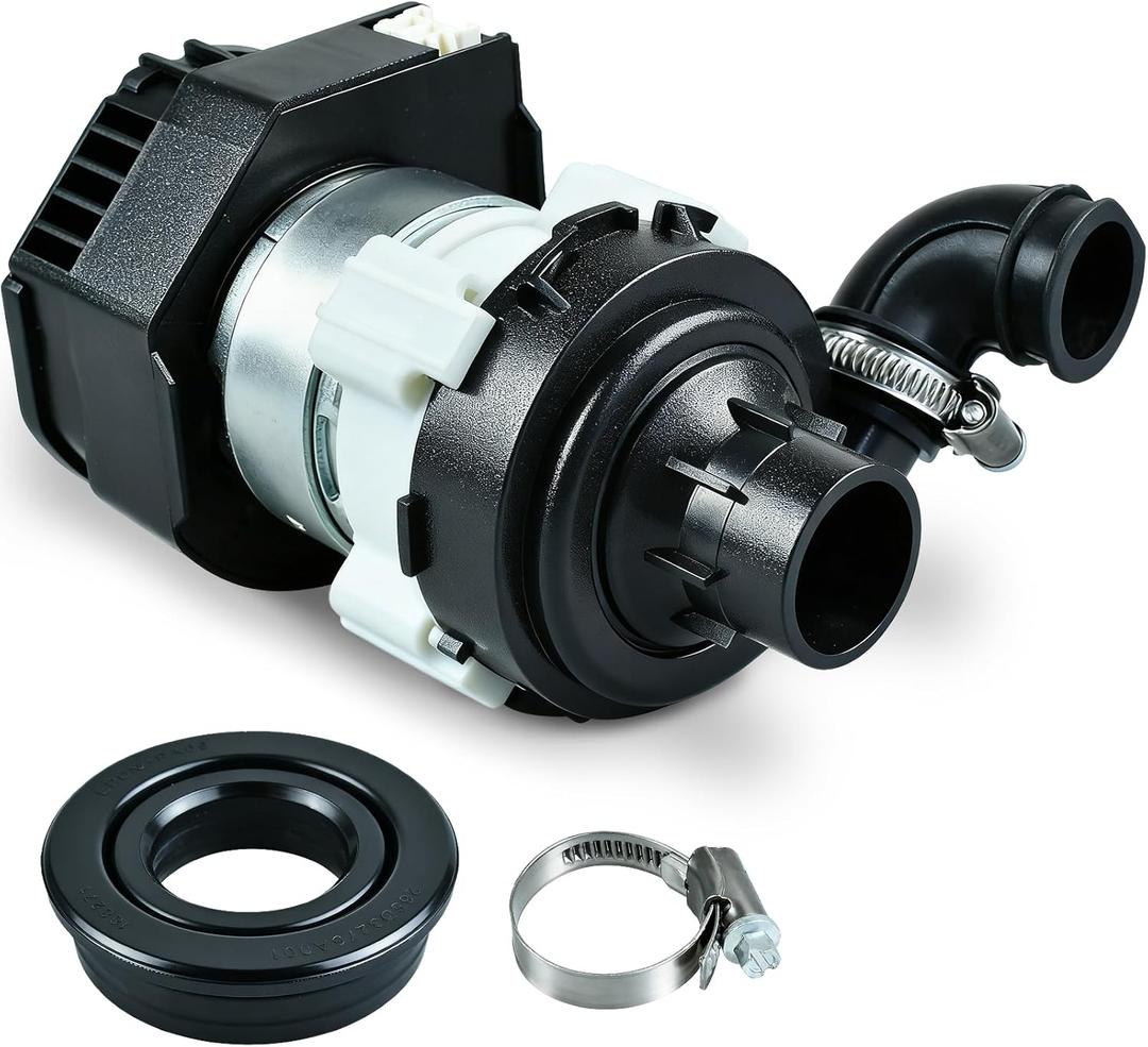 WD19X25700 Dishwasher Wash Pump Assembly Replacement Service Kit, fit for GE Circulation Pump Motor Kit WD19X25460 WD19X26055 WD19X26056 (WD19X25700)