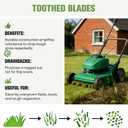 Mulching Blades for M115496 GY20569 M113518 Lesco 051509 M115329 M135590 M76467 Mower Blade for Scotts John Deere 54 inch Deck 325 335 345 425 445 for Sabre 2254HV 2354HV 2554HV 3 Pack
