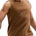 MIER Men's Tank Tops Cotton Sleeveless Muscle Shirts for Workout Running Athletic Gym Lounge Casual, Breathable 3XL