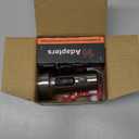 TIORIY Pull Down Spray Head Replacement - for Kitchen Faucet Sprayer Head with 15 Adapters, 3 Function Pull Out Faucet Spray Nozzle, Brushed Nickel