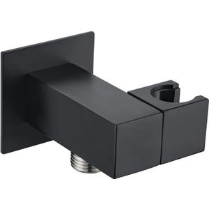 All Metal Handheld Shower Head Holder- Matte Black - Adjustable Shower Wand Holder with Shower Hose Connector- Hand Held Shower Head Holder Bracket - Shower Hose Holder All Metal Handheld Shower Head Holder- Matte Black - Adjustable Shower Wand Holder with Shower Hose Connector- Hand Held Shower Head Holder Bracket - Shower Hose Holder