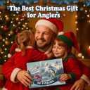 Fishing Advent Calendar 2025, 24 Days Christmas Countdown Fishing Lures & Tackle Gift Set for Men Teen Boys, Xmas Holiday Fish Bait Surprise Box for Adults Fishermen