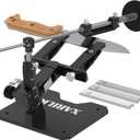 GEN3 Guided Knife Sharpening System, Aluminium | Professional knife sharpener, Knife Sharpening Kit W / 3 Al Plates Diamond (320#, 800#, 2000#) for For Hunting & Kitchen Knives
