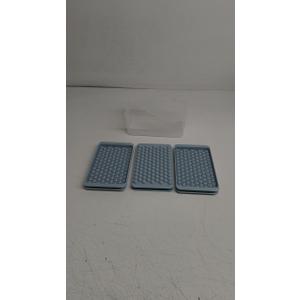 4pcs Round Ice Cube Trays Mini Circle Ice Molds Maker Trays for Freezer Easy to Clean Food Grade Plastic