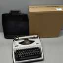 Manual Typewriter,1980s Traditional Portable Vintage Typewriter Deeply Restored,Manual Typewriter for Writing,Letters and Vintage Collectible Present,Classic Retro Manual Typewriter