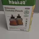 haakaa Yummy Pouch Reusable Baby Food Pouch, Reusable Pouches for Toddlers Kids Squeezable Pouch, Washable Freezer-Make Homemade Organic Food for Babies/Toddlers, 4oz, 2 Pack, 6m+(Lavender)