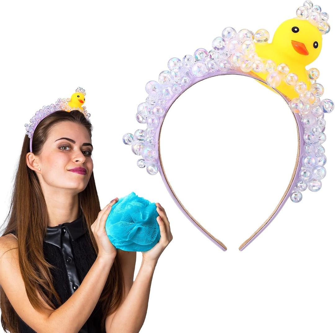 Suncalla Christmas Headband Cosplay Hair Accessory Funny Headband for Adult Christmas Costume Role Play Carnival Party