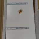 Wall Mounted Folding Table 39.4L x 19.7W, Laundry Folding Table with Heavy Duty Metal Collapsible Shelf Brackets, Wall Mounted Desk Fold Down for Small Spaces, White