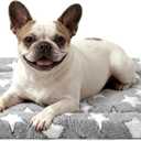 Dog Bed Mat - Dog Crate Pad - Reversible Dog Mat for Pet Comfort - Soft Bed Crate Pads with Dual-Sided Design for All Seasons - Durable, Machine Washable Mat for Crates, Travel, and Home (30"L*20"W*1.5"Th, Grey&Star)