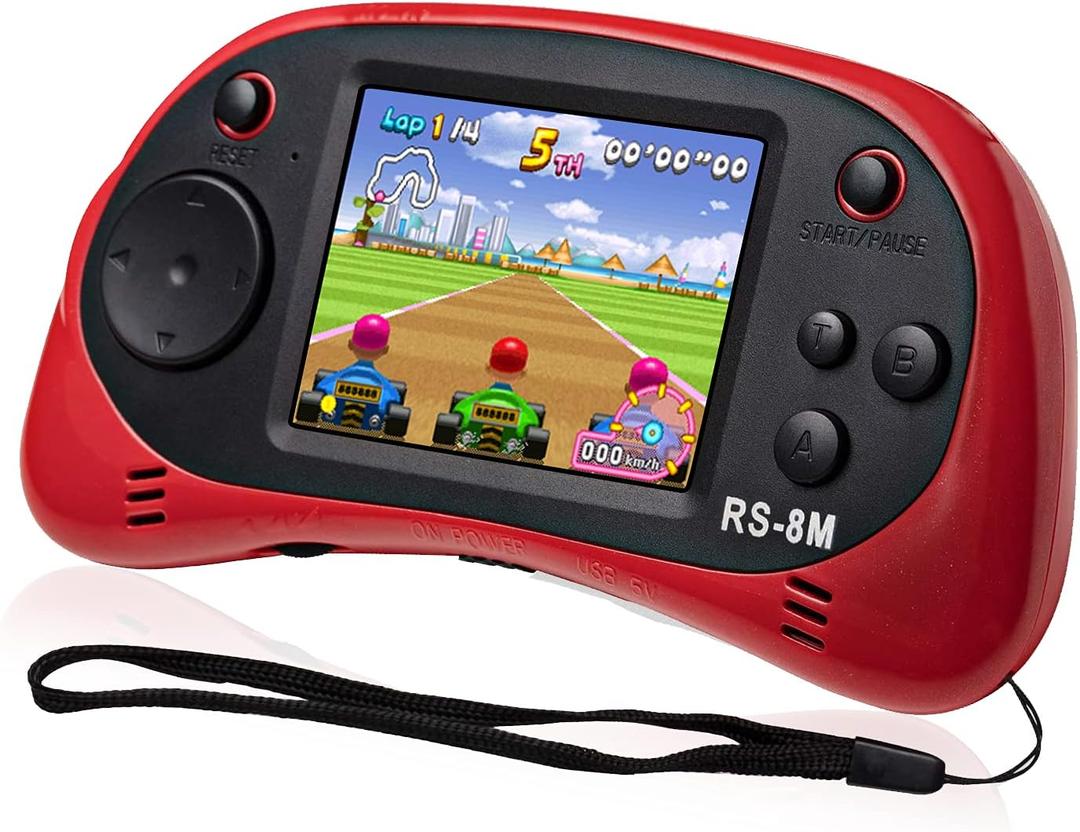 Kids Handheld Portable Video Game Player with 200 Games - 16 Bit 2.5 Inch Screen Mini Retro Electronic Machine for Boys Girls
