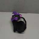 CRCZK Christmas Black Cat Plush Decor, Christmas Decorations Indoor,13.2inch Purple Cat Gnome Tabletop Centerpiece Farmhouse Tiered Tray, Gift for Women and Cat Lovers Christmas Decor Xmas Decor