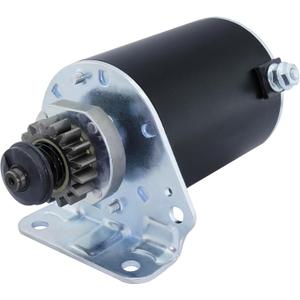 Steel Gear Starter 5742N 497595 16Teeth Replacement for Briggs and Stratton 1972-2006 7HP-22 HP, Cub Cadet, Air Cooled, John Deere, 391423 390838 392749 AM122337 497594 435303 393499 394805