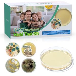 Mold Test Kit for Home - 12 Simple Detection Tests for HVAC, Surfaces & Indoor Air Quality, DIY Black Mold Detector Testing kit at Home, with Detailed Identification Guide & Free Lab Analysis