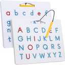 Magnetic Alphabet Tracing Board, ABC Magnetic Letter Board, Magnets Tablet Drawing Board Preschool Learning Toys for Kids