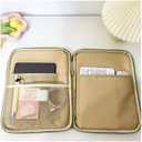 11Inch Cute Puffy Laptop Sleeve Fairycore Carrying Laptop Bag Cover Kawaii Tablet Liner Pouch Cottagecore Office Accessories (11inch,Black)