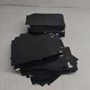 Fainne 200 Pack 6x8 Inches Photo Documents Mailer Lightweight Self Adhesive Cardboard Envelope Rigid Mailers 250gsm Shipping Envelopes for Picture Documents, Cd(Black)