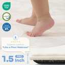 1.5" Thick Baby Play Mat for Floor 39x59 Soft Foam Play Mats, Beige