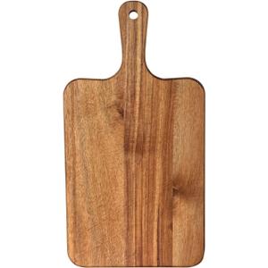 17x9 Inch Acacia Cutting Board Wood Serving Board with Handle Acacia Chopping Board for Home Kitchen Wedding Party