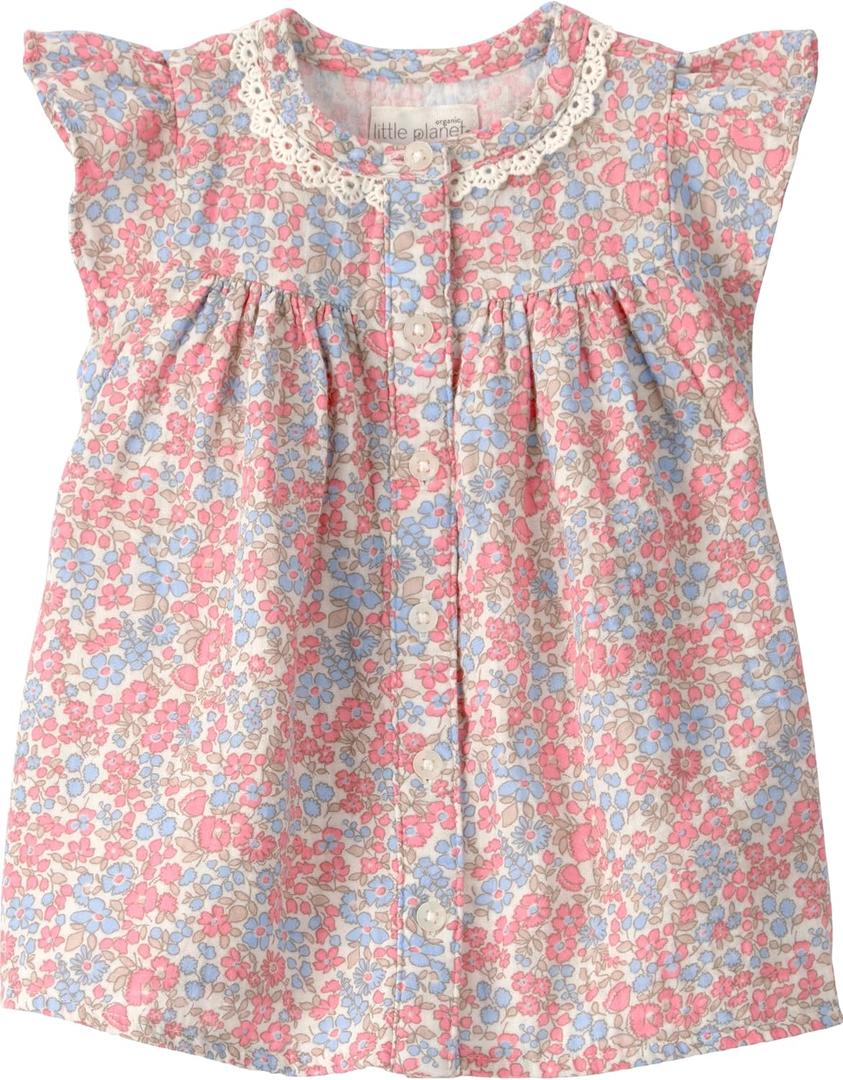 Little Planet by Carter's Baby-Girls Dress Made with Organic Cotton, Size: 9 Months