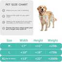 Doggy Door for Sliding Glass Door, Adjustable Height 75 4/5" to 80 3/10" Sliding Door Dog Door Insert, Suitable for Small Doggies Up to 25 lbs, M (Classic White)