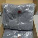 Sectional Couch Covers, 2 Pieces Washable L Shaped Couch Covers Sofa Blanket for Dogs Pet Friendly Sectional Sofa Slipcovers Furniture Covers,71"x 118"+ 71"x 118",(XX-Large,Dark Gray)