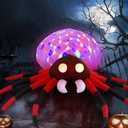 8.5ft Spider Halloween Outdoor Inflatable Decoration with LED Lights, Holiday Inflatable Decoration for Outdoor Patio, Garden, Lawn