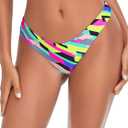 RELLECIGA Women's Cheeky Bikini Bottom, Large